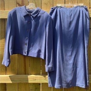 Bianca Nygard Periwinkle Skirt Suit